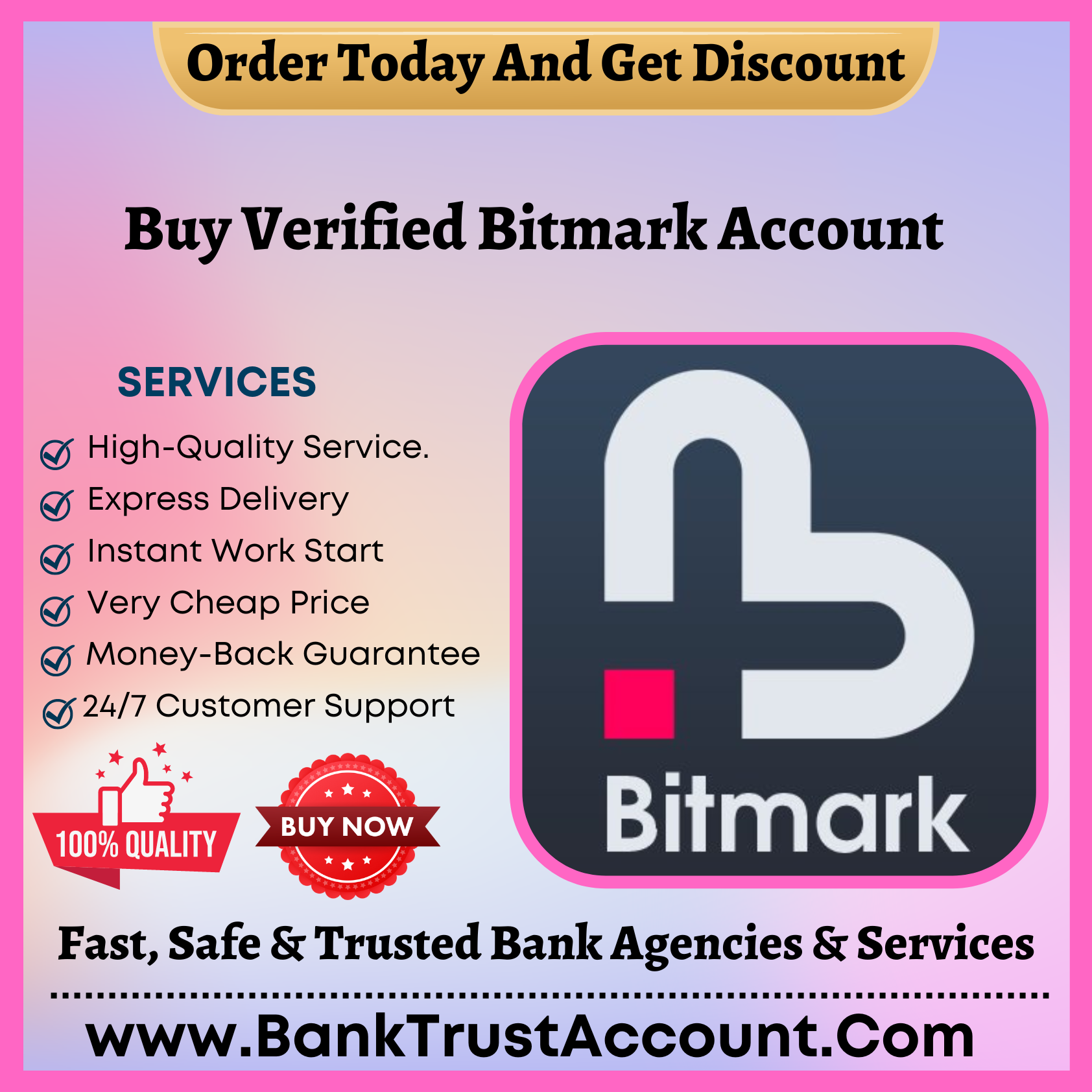 Buy Verified Bitmark Account - Bank Trust Account
