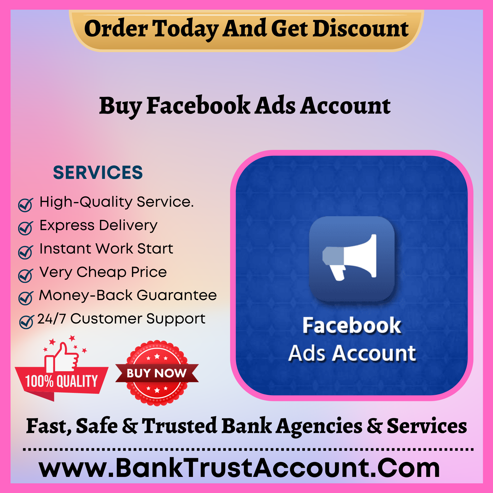Buy Facebook Ads Account - 100% Safe & BM Documents Verified