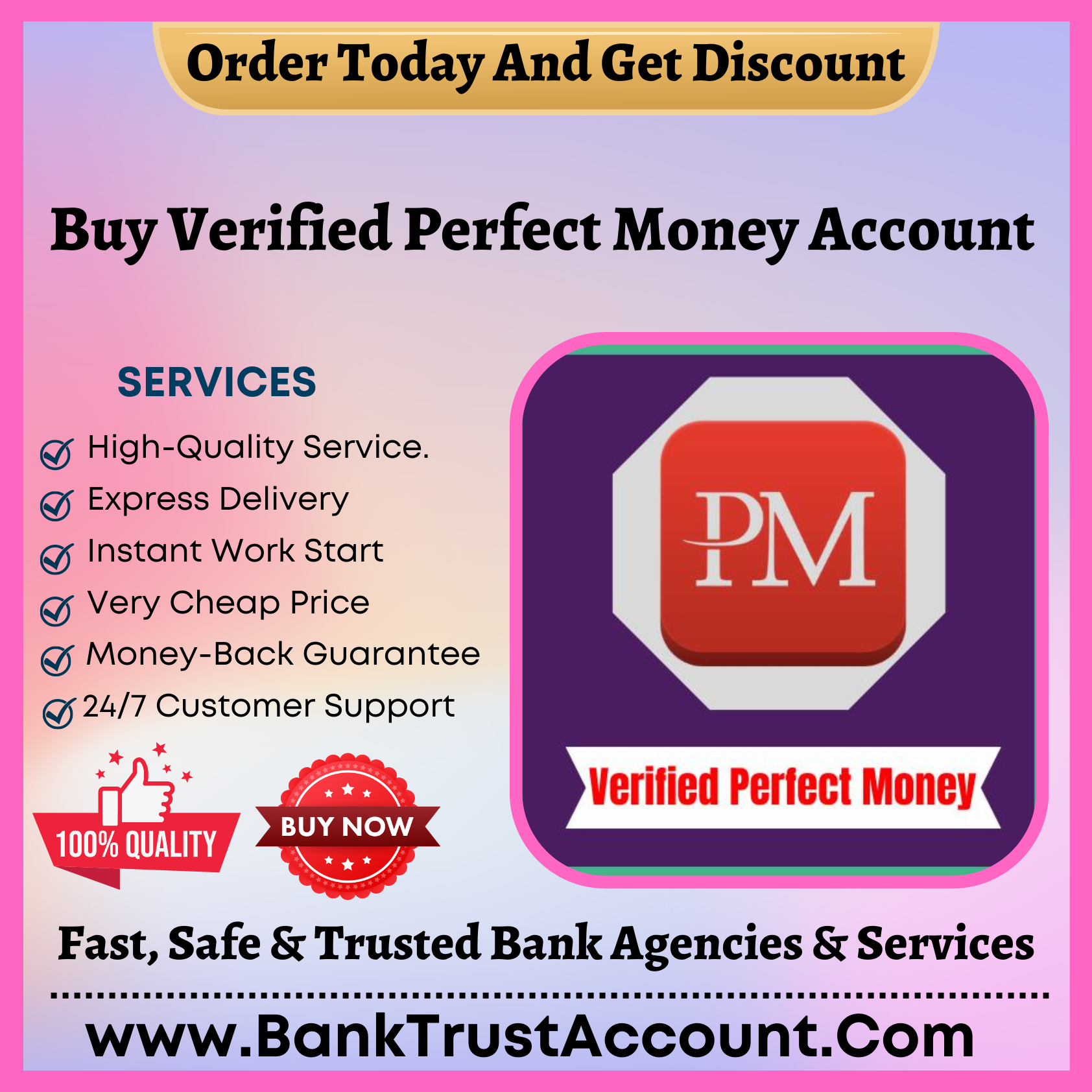Buy Verified Perfect Money Account - Bank Trust Account