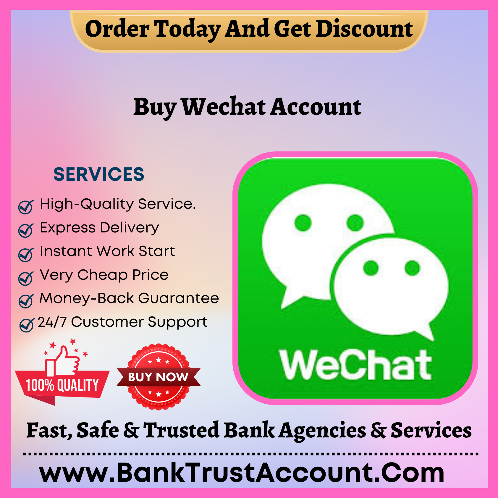 Buy Wechat Account - BankTrustAccount