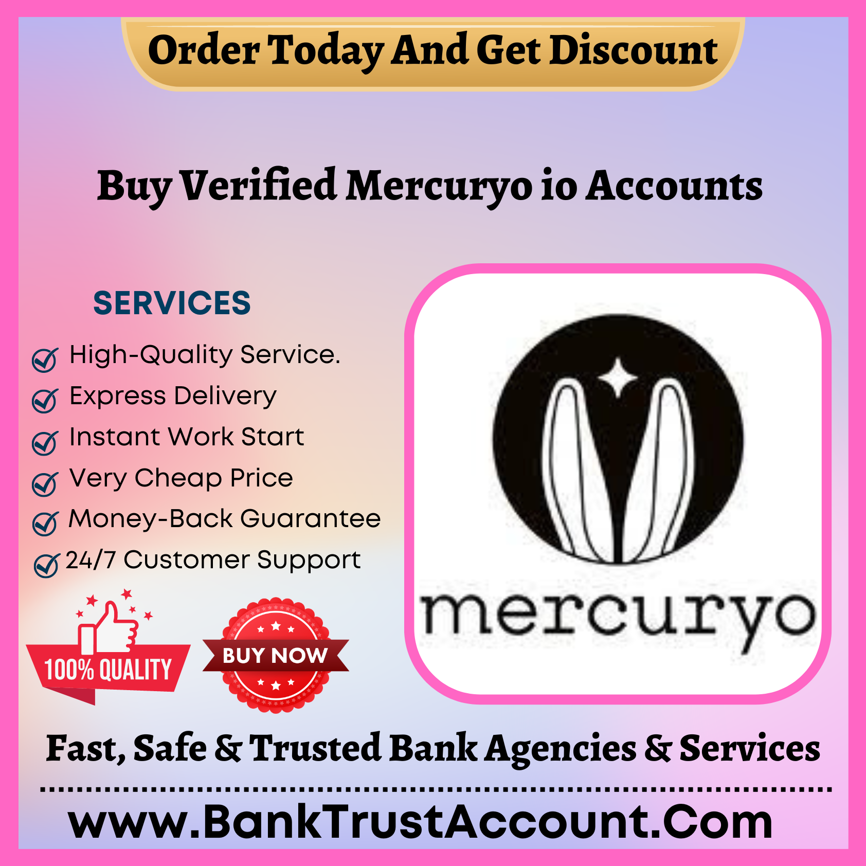 Buy Verified Mercuryo io Accounts - BankTrustAccount
