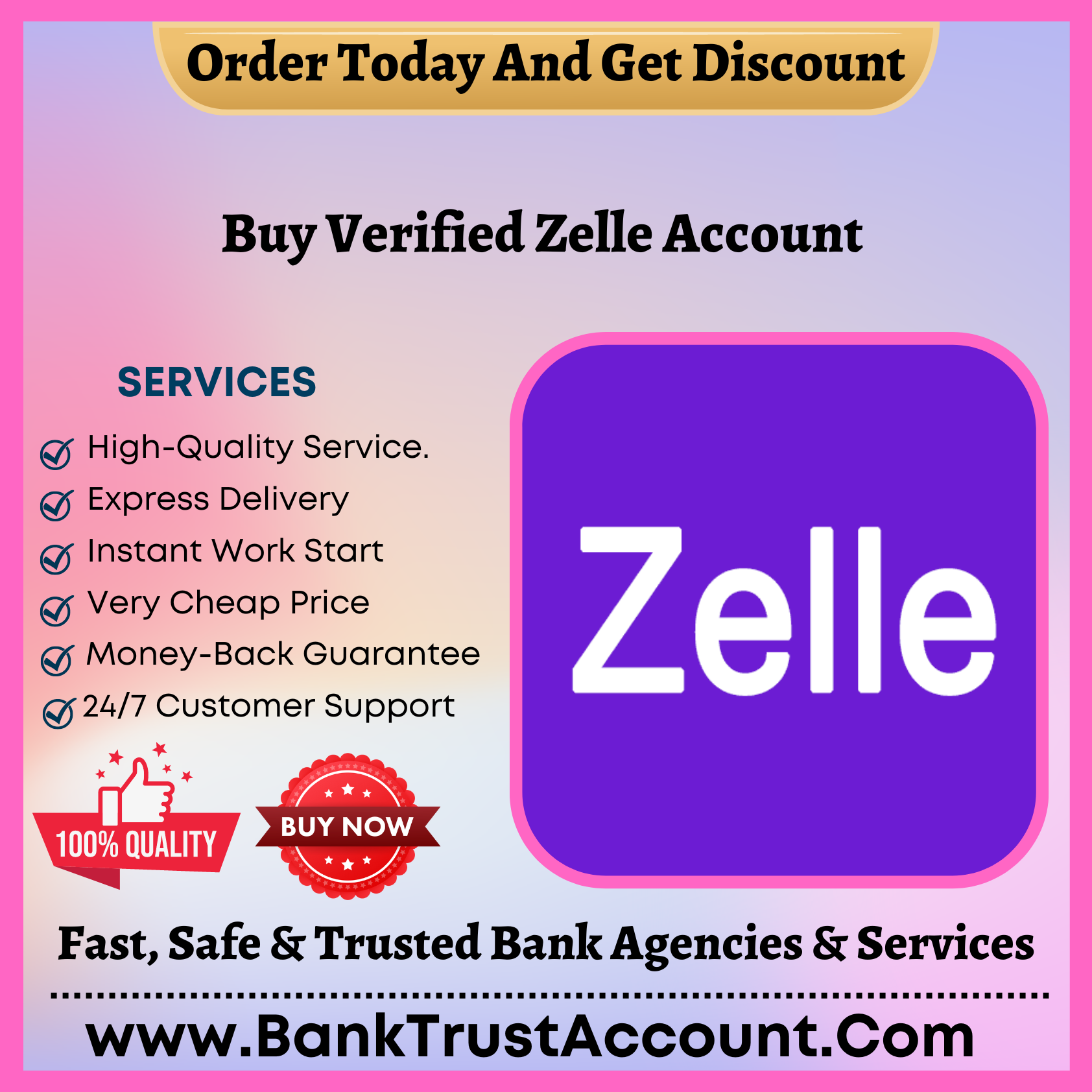 Buy Verified Zelle Account - BankTrustAccount